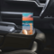 Car cup holder with seashell beach tumbler inside for your drinks on the go

